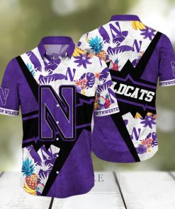 NCAA Northwestern Wildcats Hawaiian Shirt Summer Beach Gift