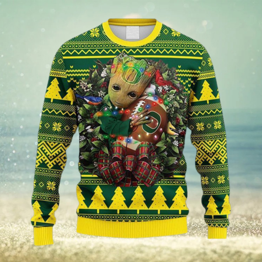 NFL Houston Texans Groot Hug Christmas Ugly Sweater –