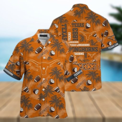 NCAA Texas Longhorns Hawaiian Shirt Aloha Shirt Gift For Football Fans