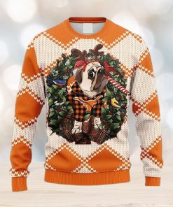 NCAA Texas Longhorns Pub Dog Christmas Ugly 3D Sweater For Men And Women Gift Ugly Christmas