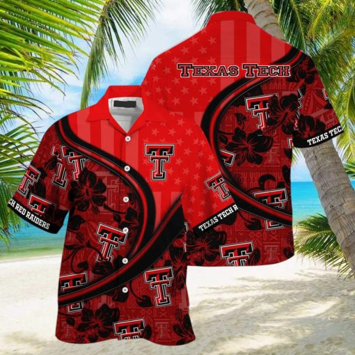 NCAA Texas Tech Red Raiders Hawaiian Shirt Custom Name Beach Vacation Gift shirt