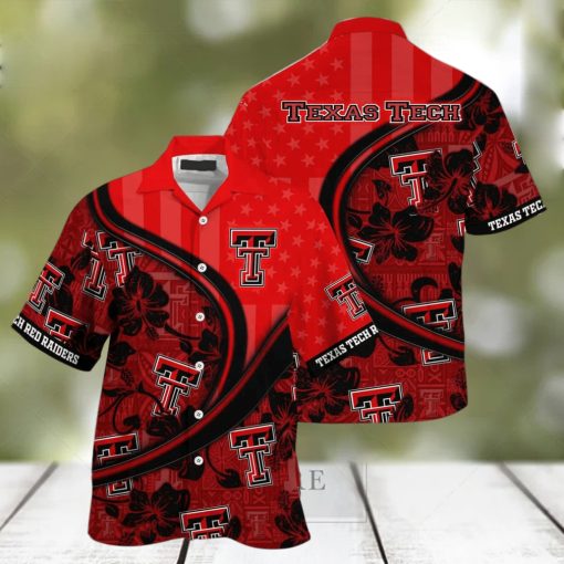 NCAA Texas Tech Red Raiders Hawaiian Shirt Custom Name Beach Vacation Gift shirt