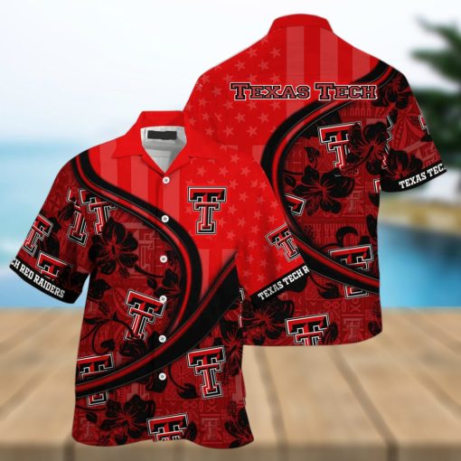 NCAA Texas Tech Red Raiders Hawaiian Shirt Custom Name Summer Gift For Friend