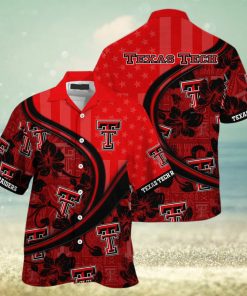 NCAA Texas Tech Red Raiders Hawaiian Shirt Custom Name Summer Gift For Friend