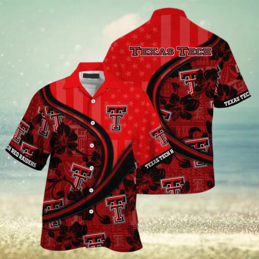 NCAA Texas Tech Red Raiders Hawaiian Shirt Custom Name Summer Gift For Friend