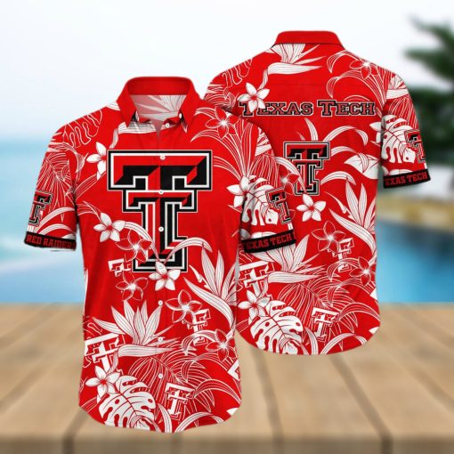 NCAA Texas Tech Red Raiders Hawaiian Shirt Gift For Beach Lovers