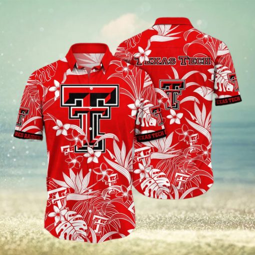 NCAA Texas Tech Red Raiders Hawaiian Shirt Gift For Beach Lovers