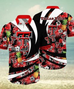 NCAA Texas Tech Red Raiders Hawaiian Shirt Pineapple Pattern Summer Vacation Gift