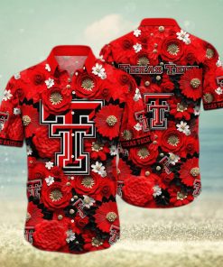 NCAA Texas Tech Red Raiders Hawaiian Shirt Summer Beach Gift