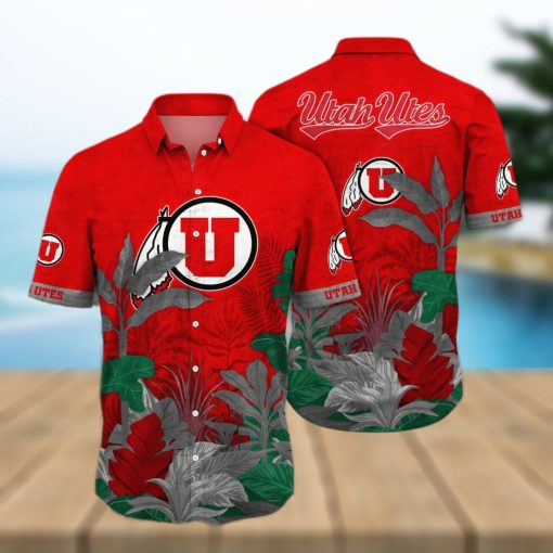 NCAA Utah Utes Hawaiian Shirt Beach Gift For Friend