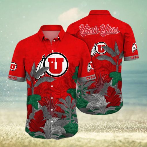 NCAA Utah Utes Hawaiian Shirt Beach Gift For Friend