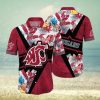 Dodgers Hawaiian Shirt Big Blue Hibiscus Los Angeles Dodgers Gift