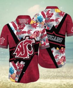 NCAA Washington State Cougars Hawaiian Shirt Aloha Shirt Best Beach