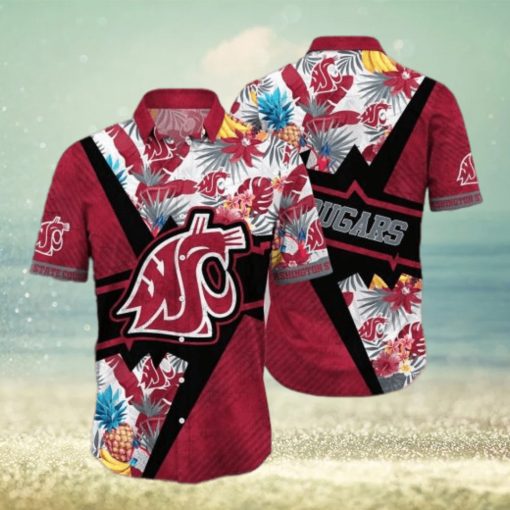 NCAA Washington State Cougars Hawaiian Shirt Aloha Shirt Best Beach