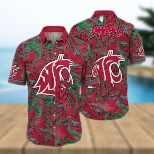 NCAA Washington State Cougars Hawaiian Shirt Aloha Shirt Summer Gift For ideas