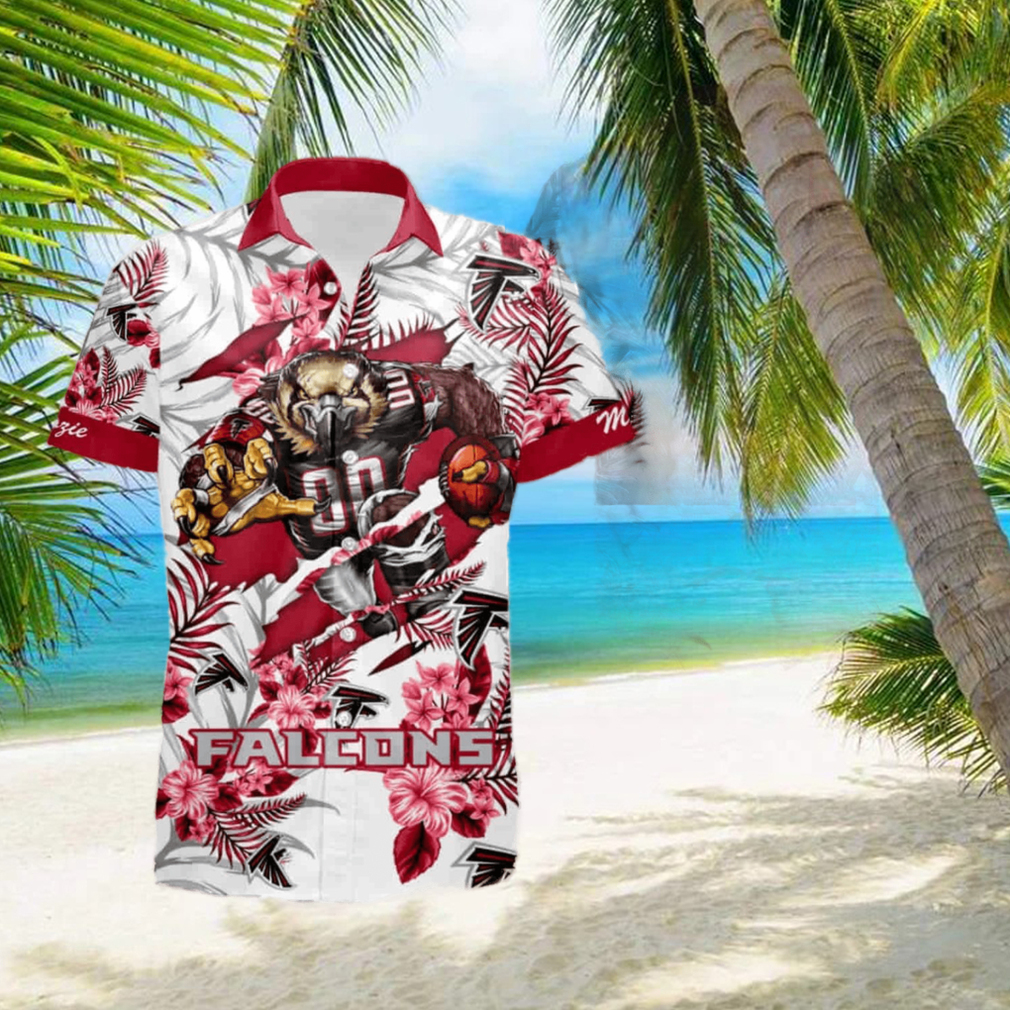 Black Aloha NFL Atlanta Falcons Hawaiian Shirt Trendy Summer Gift - Limotees