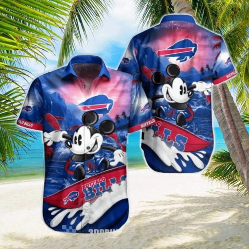 NFL Buffalo Bills Hawaiian Shirt Mickey Summer QHY LwM8o