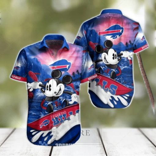 NFL Buffalo Bills Hawaiian Shirt Mickey Summer QHY LwM8o