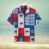 Tar Heels Palm Leaf Texture Hawaiian Shirt