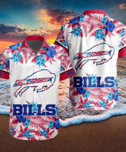 NFL Buffalo Bills Special Floral Hawaiian Button Shirt