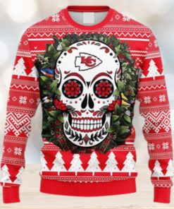 NFL Fans Arizona Cardinals Skull Flower Ugly Logo Ugly Christmas Sweater For Men And Women