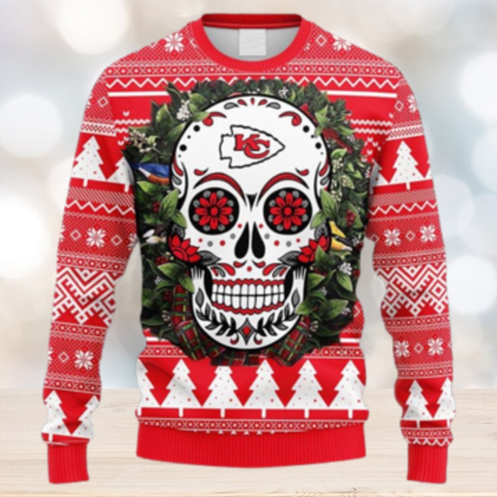 Amazing all over printed NFL christmas sweaters for fan - Limotees