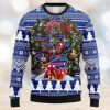 Bulldog Ugly Christmas Sweater Black Gift For Men And Women