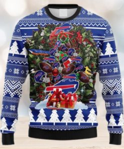 NFL Fans Buffalo Bills Tree Ugly Christmas Fleece Sweater For Men Women