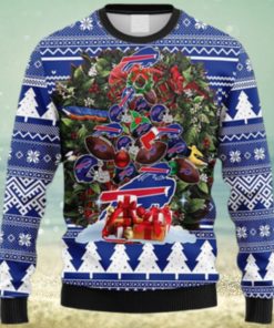 NFL Fans Buffalo Bills Tree Ugly Christmas Fleece Sweater For Men Women