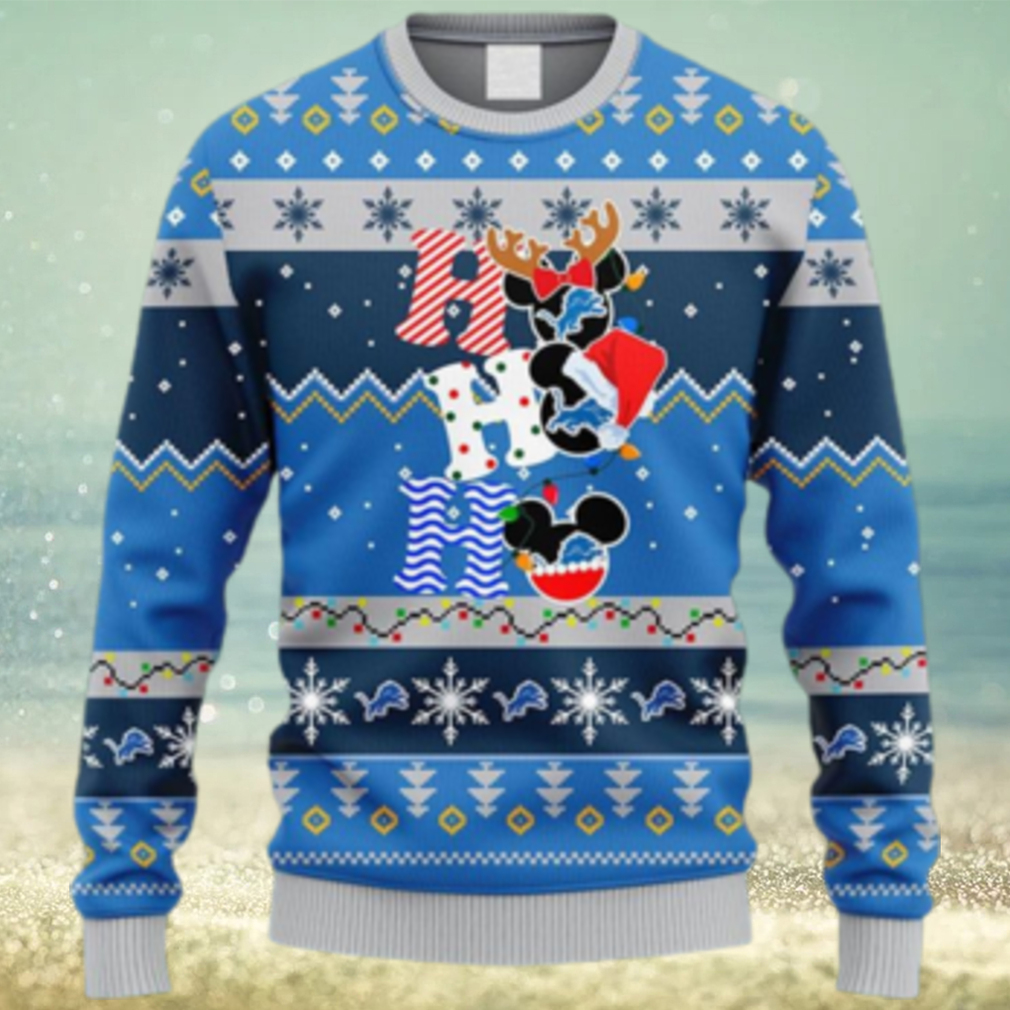 Mickey Mouse Playing Philadelphia Eagles Disney Ugly Christmas Sweater