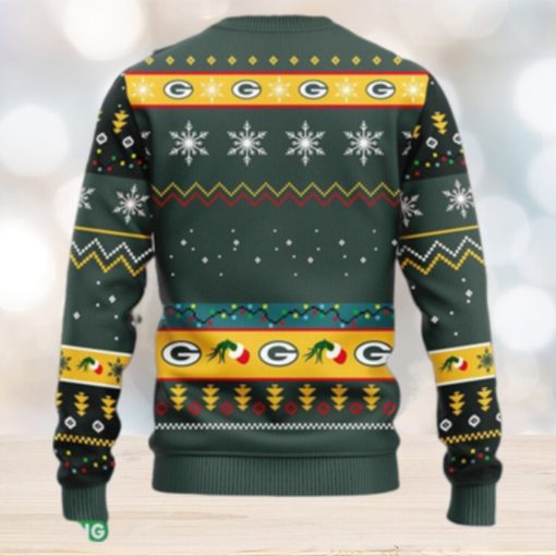 NFL Fans Green Bay Packers 12 Grinch Xmas Day Christmas Ugly Sweater For Men Women