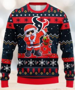 NFL Fans Houston Texans Dabbing Santa Claus Christmas Ugly Sweater For Men Women