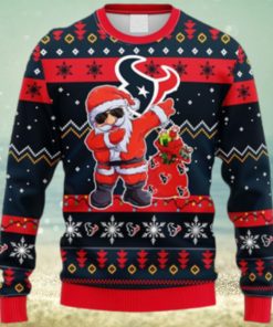 NFL Fans Houston Texans Dabbing Santa Claus Christmas Ugly Sweater For Men Women