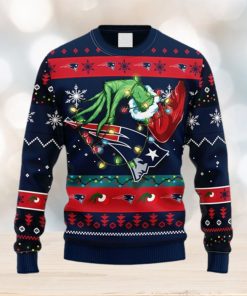 NFL Fans New England Patriots Grinch Christmas Ugly Sweater For Men Women