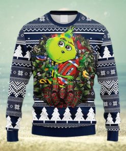 NFL Fans Seattle Seahawks Grinch Hug Christmas Ugly Sweater For Men Women