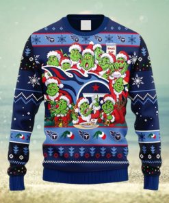 NFL Fans Tennessee Titans 12 Grinch Xmas Day Christmas Ugly Sweater For Men Women