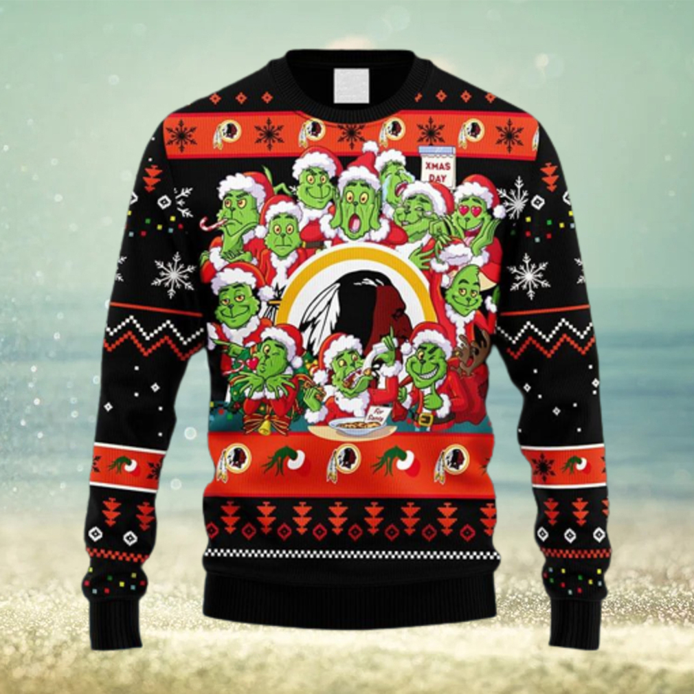 NFL Washington Redskins Logo Ideas Ugly Christmas Sweater For Men And Women  - Freedomdesign