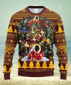 NFL Fans Washington Redskins Tree Ugly Christmas Fleece Sweater For Men Women