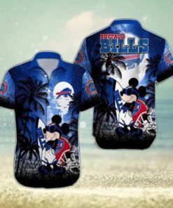 NFL Hawaiian Shirt – Mickey Mouse Buffalo Bills Hawaiian Shirt for Men & Women – Customized Hawaiian Shirt