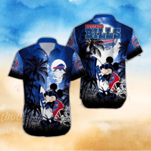 NFL Hawaiian Shirt – Mickey Mouse Buffalo Bills Hawaiian Shirt for Men & Women – Customized Hawaiian Shirt