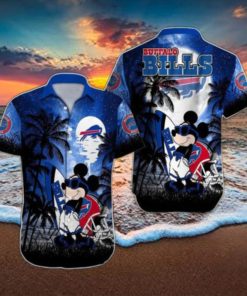 NFL Hawaiian Shirt – Mickey Mouse Buffalo Bills Hawaiian Shirt for Men & Women – Customized Hawaiian Shirt