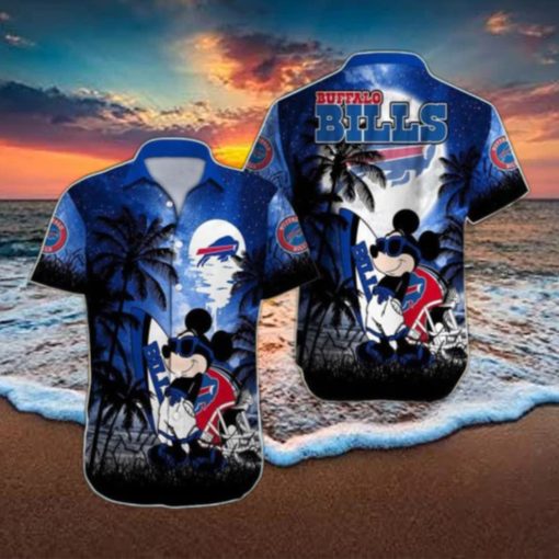 NFL Hawaiian Shirt – Mickey Mouse Buffalo Bills Hawaiian Shirt for Men & Women – Customized Hawaiian Shirt