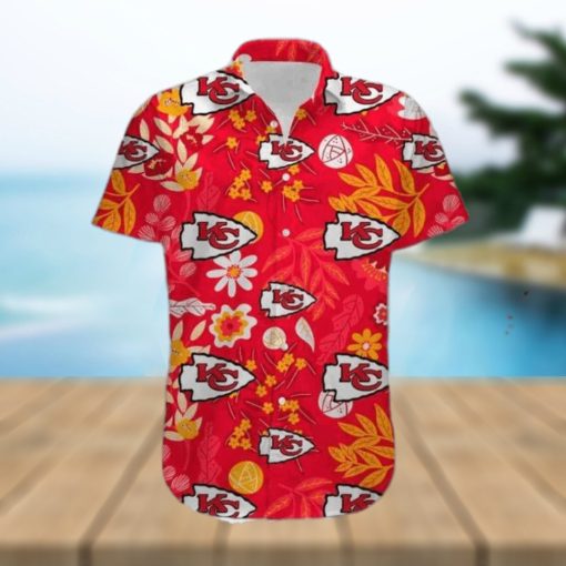 NFL Kansas City Chiefs Hawaiian Shirt Football Fans  Aloha Shirt