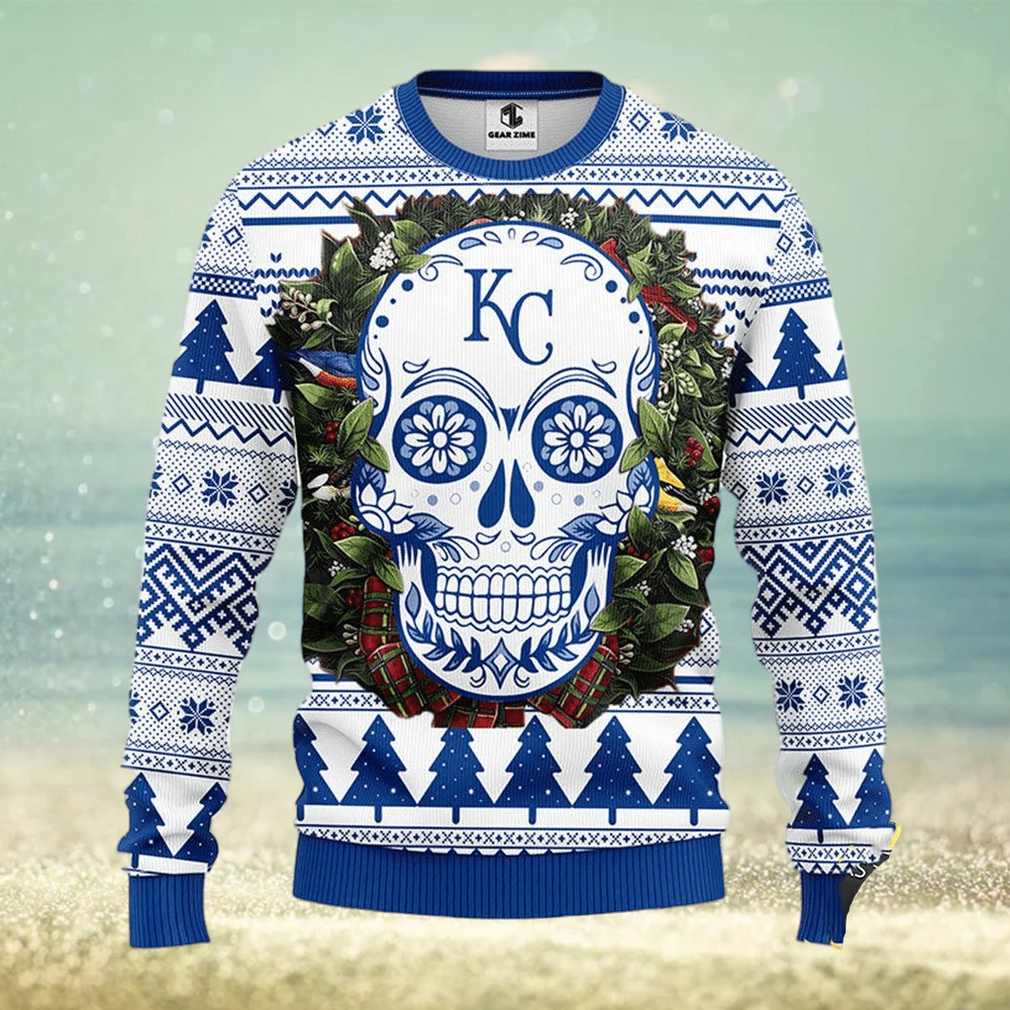 Kansas City Royals Skull Full Print Hoodie