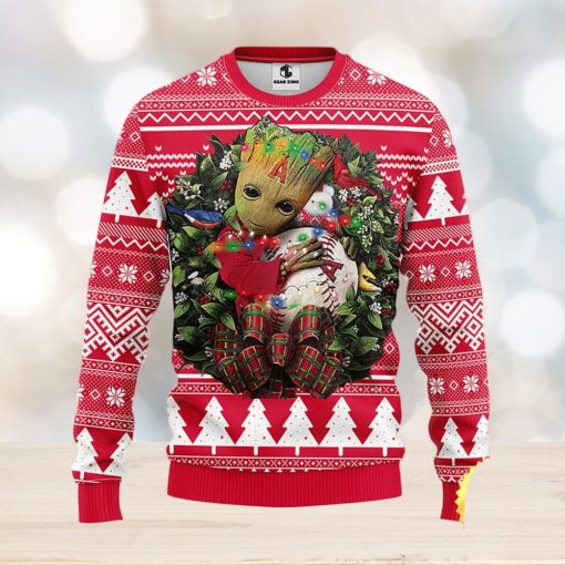 NFL Los Angeles Angels Groot Hug Christmas Ugly Sweater