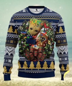 NFL Los Angeles Rams Groot Hug Christmas Ugly Sweater