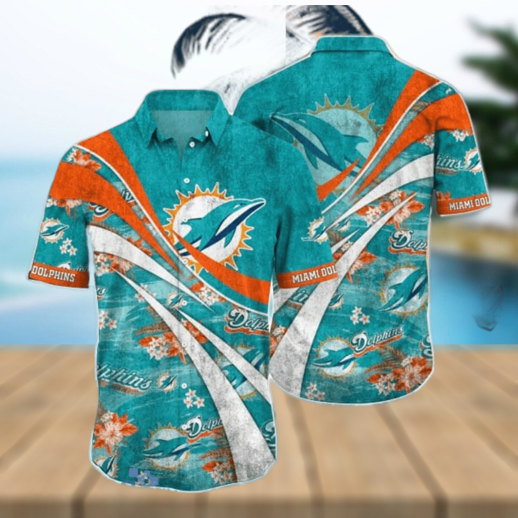 miami dolphins hawaiian shirt