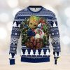 NFL Los Angeles Dodgers Groot Hug Christmas Ugly Sweater