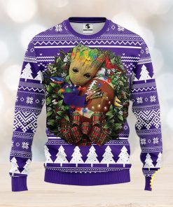 NFL Minnesota Vikings Groot Hug Christmas Ugly Sweater