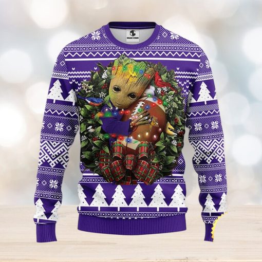 NFL Minnesota Vikings Groot Hug Christmas Ugly Sweater